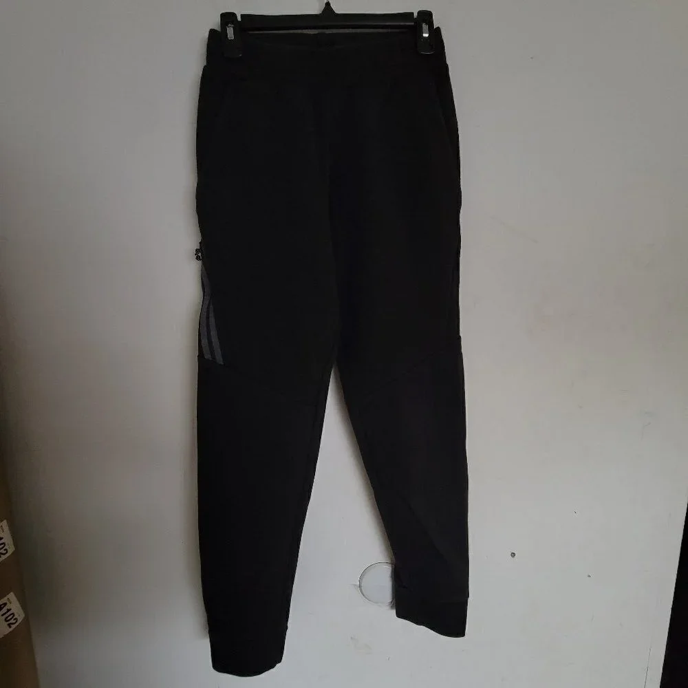 Champion Black Drawstring Elastic Waist Pull On Long Sweatpants Joggers Sz Small